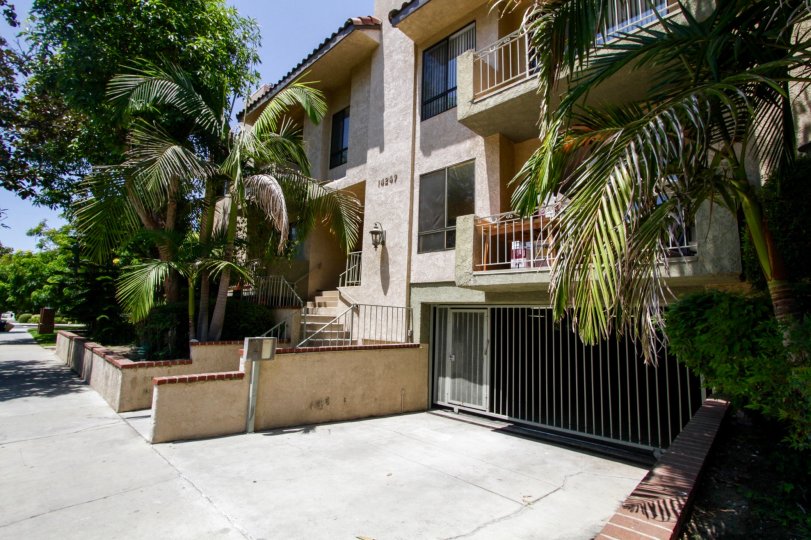 The parking for Riverside Villa in Sherman Oaks