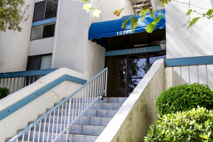 The stairs into Sherman Oaks Villas in Sherman Oaks