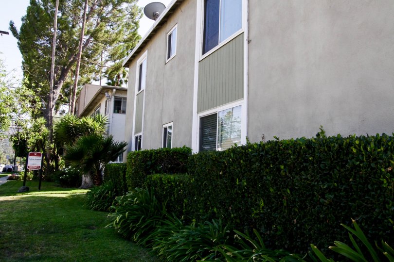 The landscaping at the The Montecito