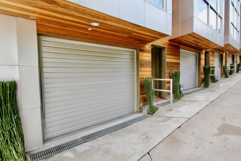 The garage at Hyperion Lofts in Silver Lake, California