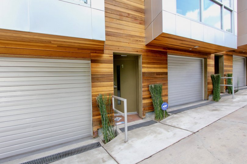 The door into Hyperion Lofts