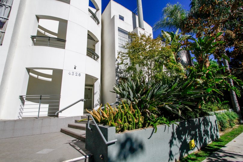 The stairs at 4326 Babcock Ave in Studio City