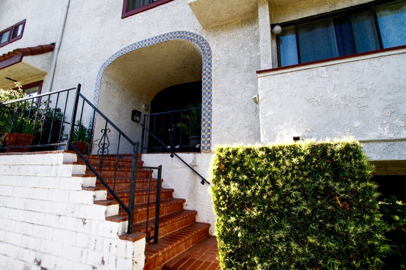 The stairs up to the Coldmill Manor