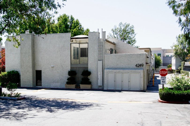 The architecure of Studio Village in Studio City