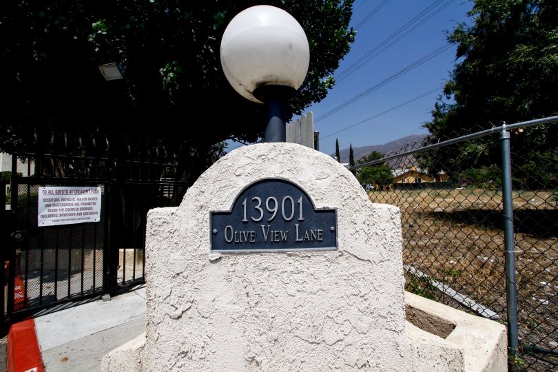 The address seen for Crescent Park