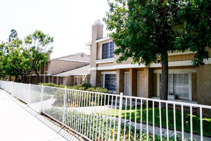The fence surrounding the property at 14344 Foothill Blvd