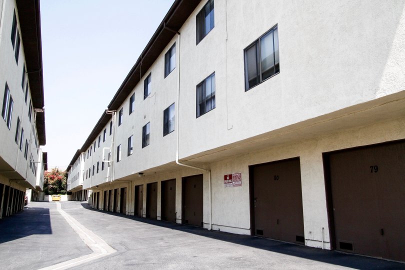 The Northpointe Villas complex in Sylmar California