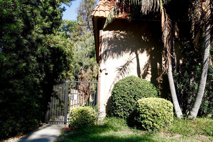 The landscaping around 5740 Etiwanda Ave in CA California
