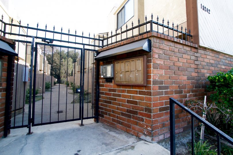 The mail center for Burbank Townhomes residents