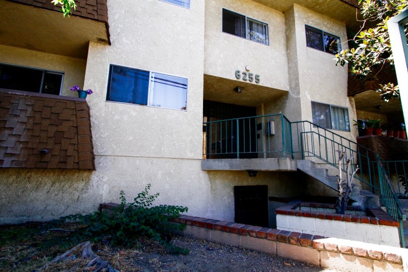 The landscaping seen at 6255 Woodlan Ave in Van Nuys