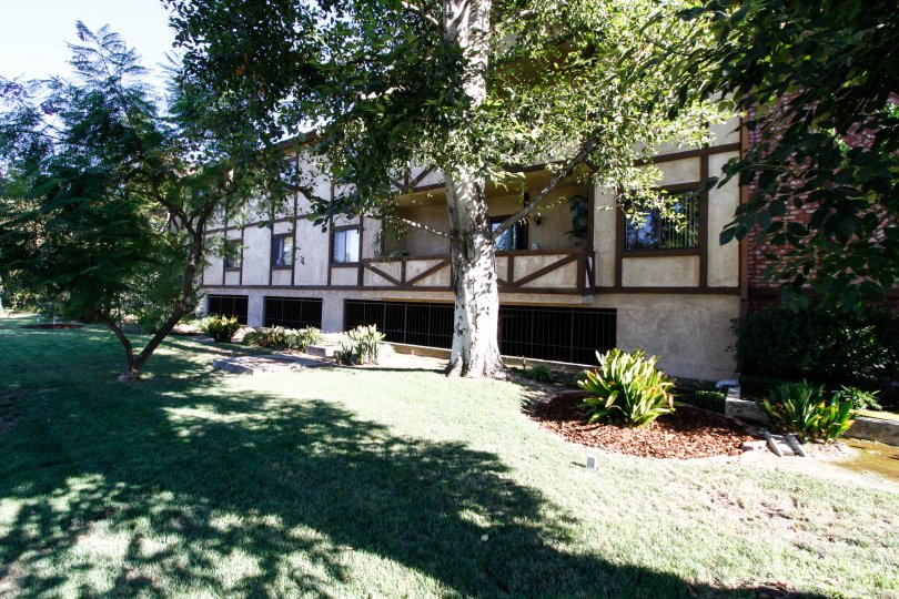 The landscaping at Gateway Condominiums