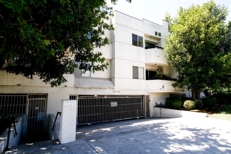 The parking for Hamlin Court