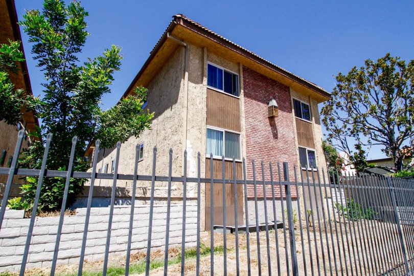 The fence around the Ranchito Townhomes in Van Nuys