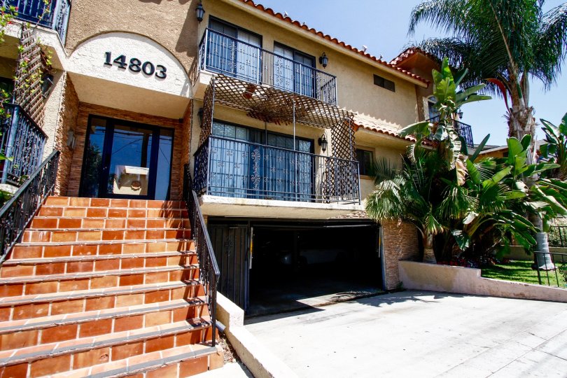 The parking for Vanowen Villas in Van Nuys