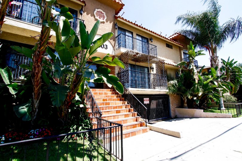The entrance into Vanowen Villas