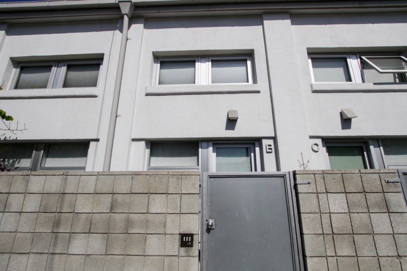 The rear of the Bay City Lofts 2 building in Venice