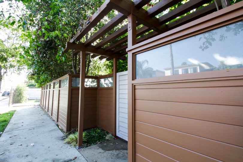 The walkway through Brooks Avenue Lofts