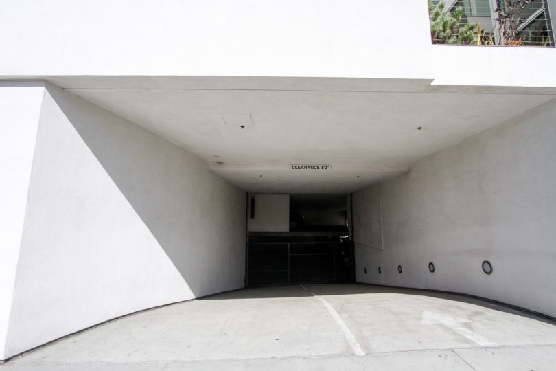 A view of the parking spot in the Electric Avenue Lofts