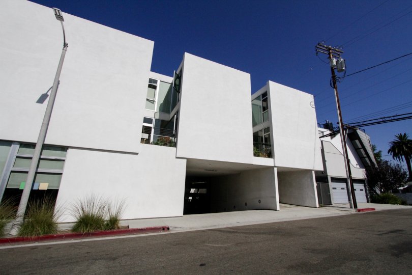 The rear of the Electric Avenue  Lofts building