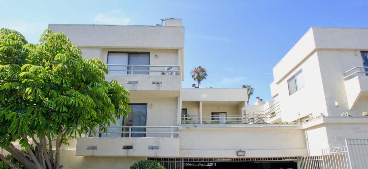A beautiful, home on a nice sunny day in California.