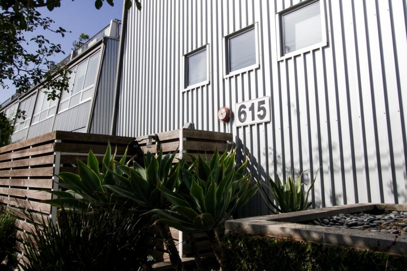 The building number displayed at Venice Art Lofts in Venice