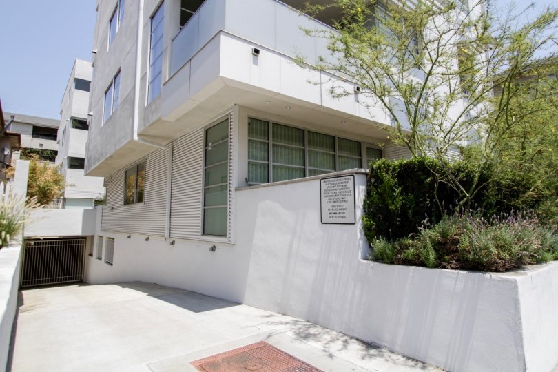 The parking for residents of 8265 Fountain West in West Hollywood