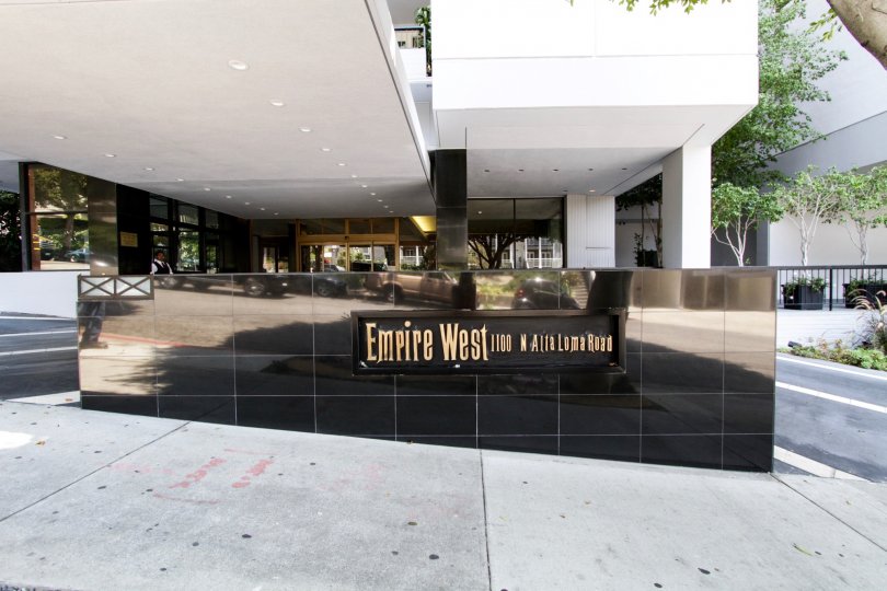 The sign welcoming you to the Empire West in West Hollywood