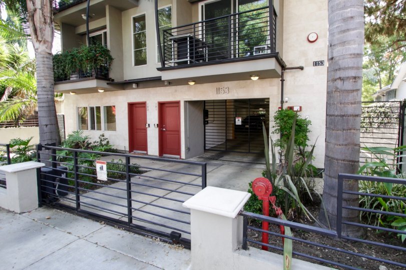 The driveway into Formosa Homes parking