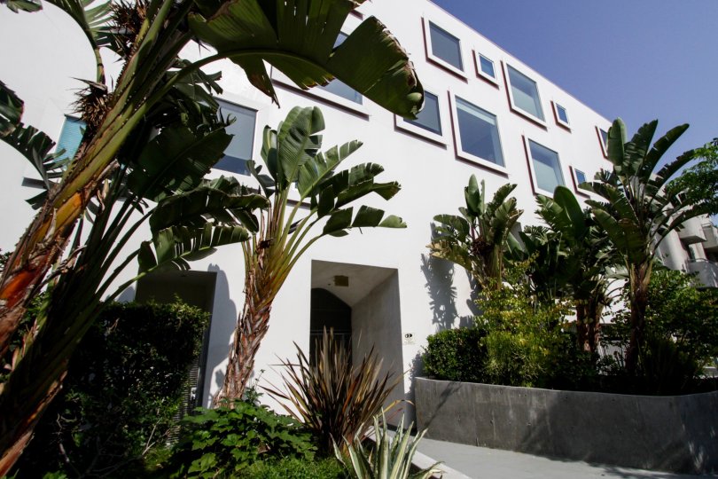 The entryway into Habitat 15 in West Hollywood