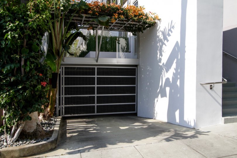 The parking for Norton Court in West Hollywood