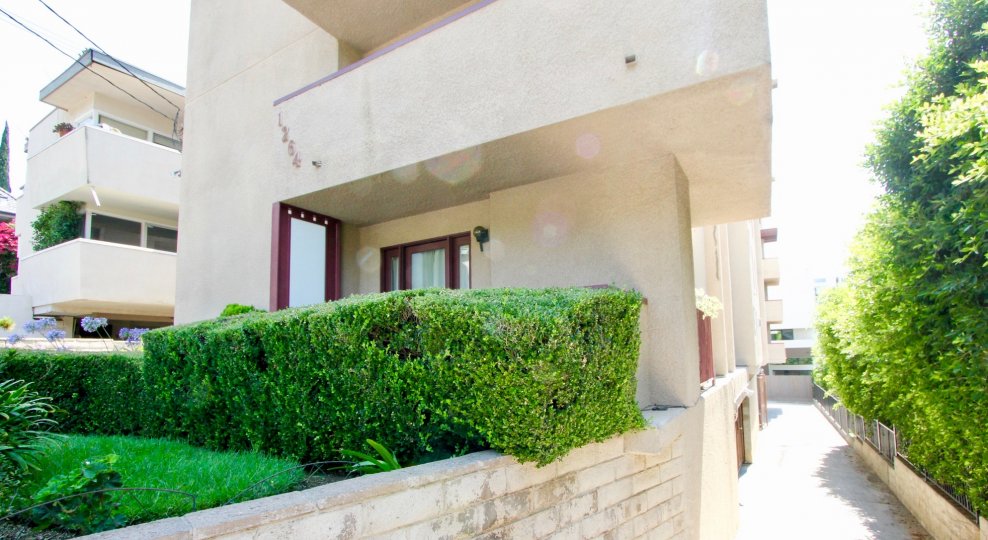 Ozeta Terrace, west hollywood, California is A beautiful sky high well construct building which have elegant colour and shiny bright glass windows. Lots of green trees enhance its beauty. A sunny bright day give it an amazing look.