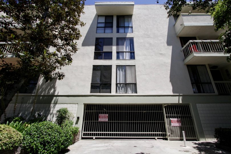The parking for Stanford Place residents