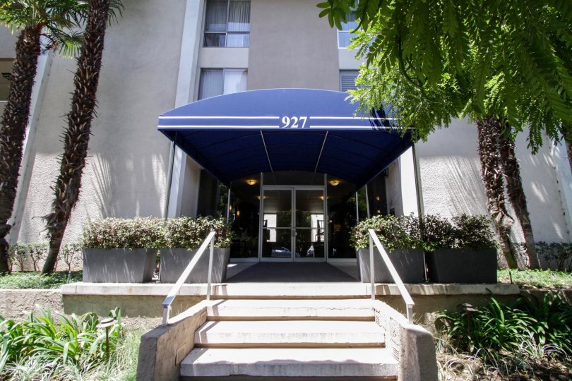 The entrance into The Ascot in West Hollywood