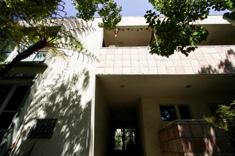 The entryway into The Belvedere in West Hollywood