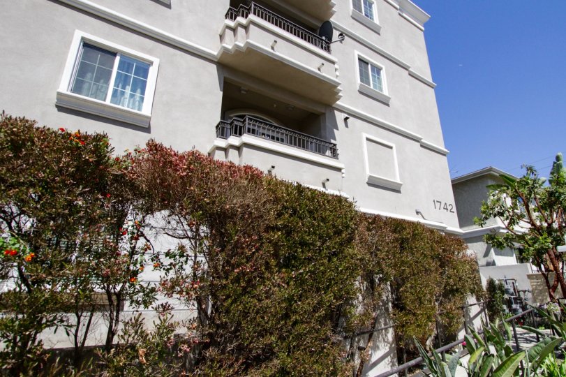 A view of the Federal Villas II building in West LA