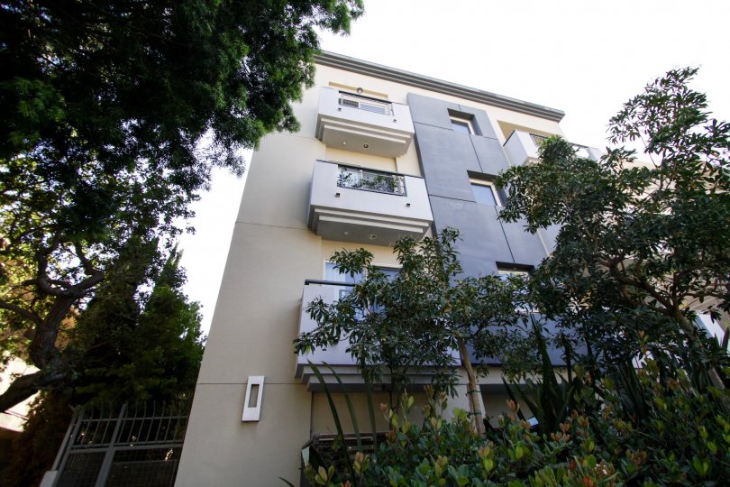 The view of the Westgate Flats building in West LA