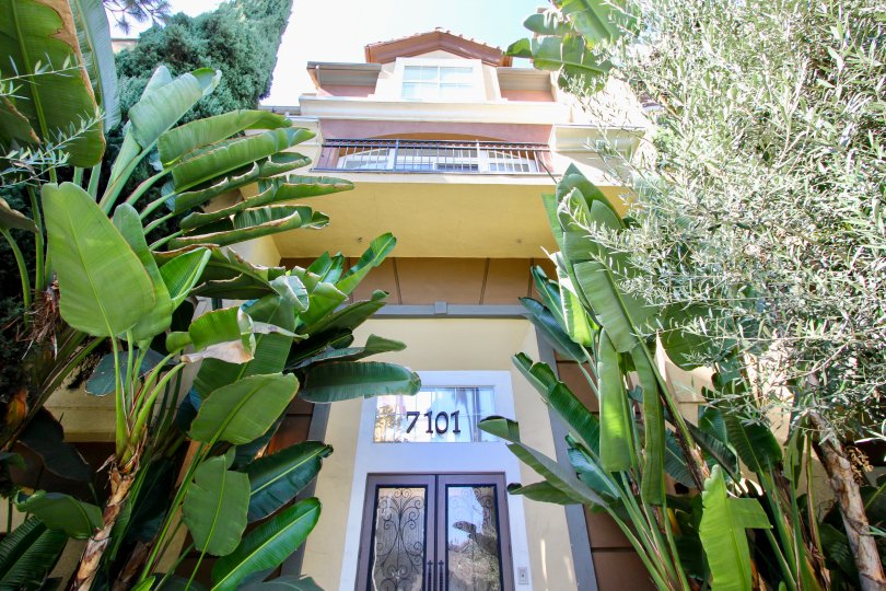 The address for Amalfi Villas above the entrance