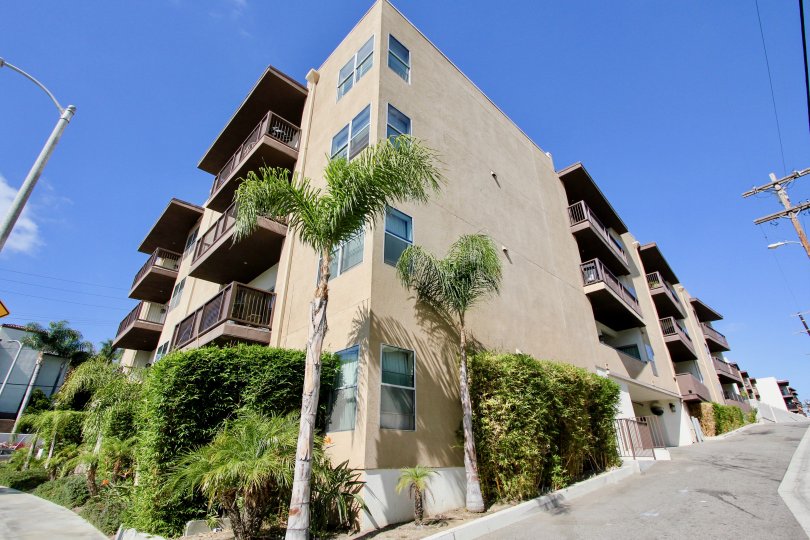 The view of Tremont Condominiums in Westchester, California