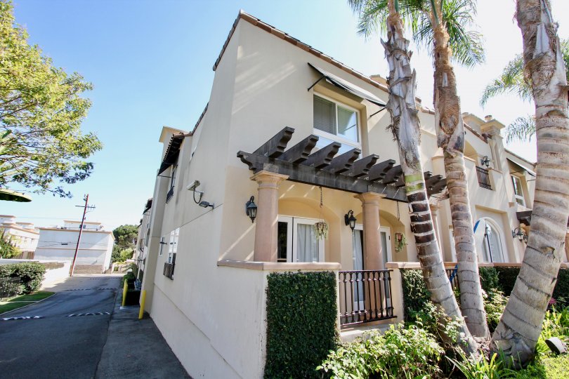 The driveway next to Villas at Kentwood in Westchester, California