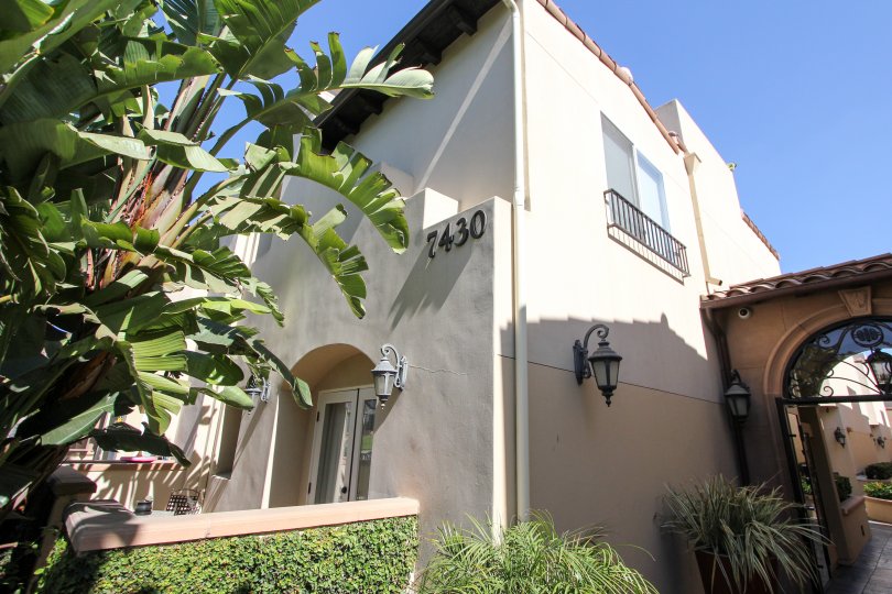 The address on the Villas at Kentwood building