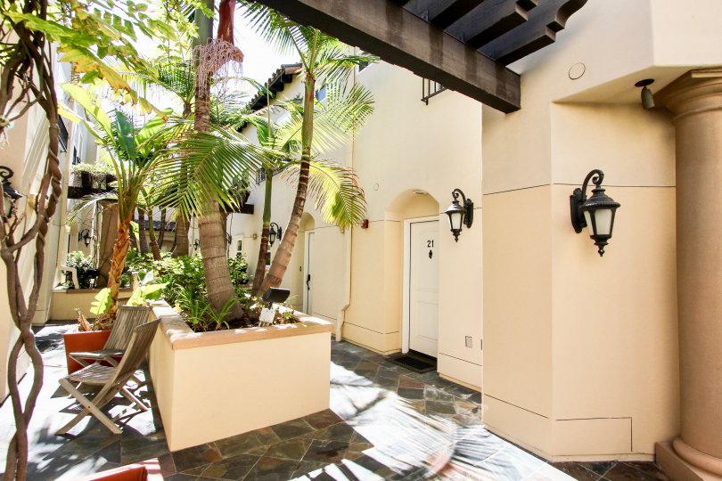 The common area at Villas at Kentwood in Westchester, California
