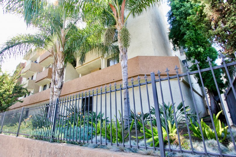 The fence around the Westchester House in Westchester, California