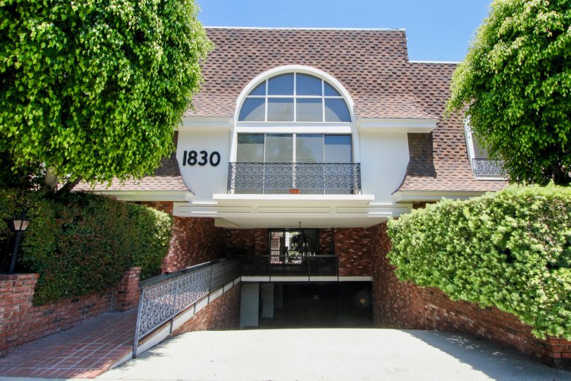 THE KELTON PLAZA IS IN THE CITY OF WESTWOOD AND IN THE STATE OF CALIFORNIA. NO 1830 IS WRITEN ON THE WALL