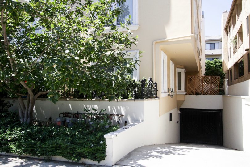 The parking for the Villa Palermo