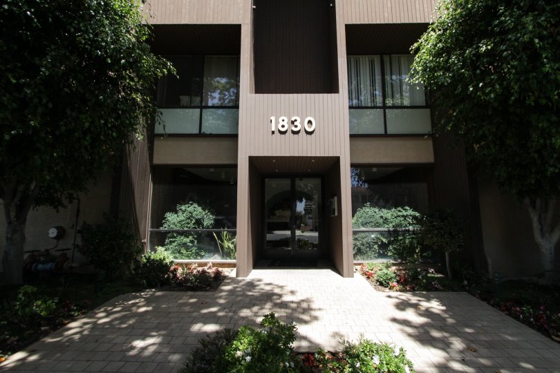 The entryway into Westholme Executive in Westwood