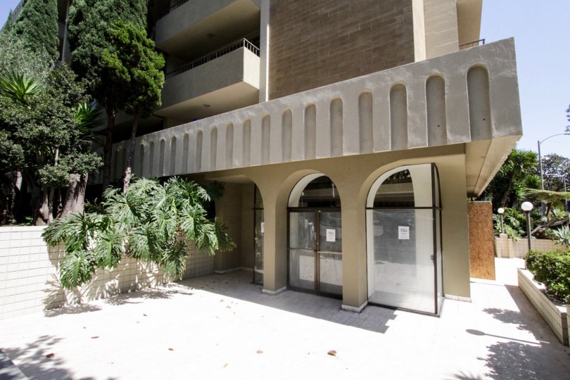 The entrance into Westwood Gardens