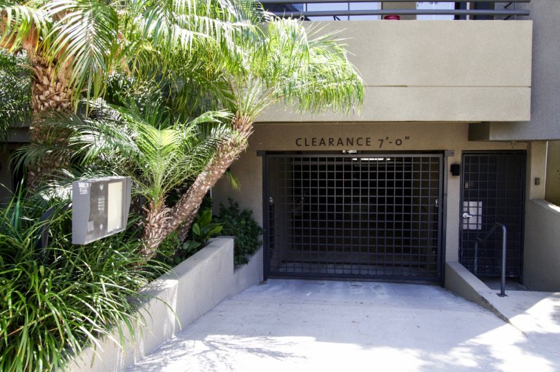 The parking at the Wilkins Garden Tower in Westwood