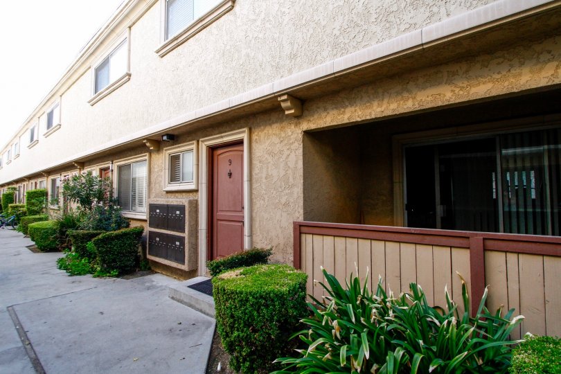 The door into a unit at Forest Glen