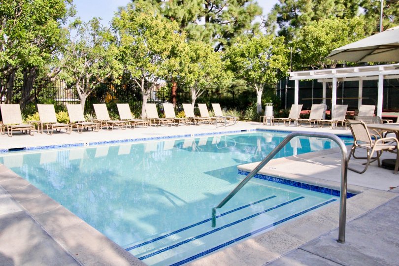 Enjoy your weekends at the scenic pool at Heather Ridge.