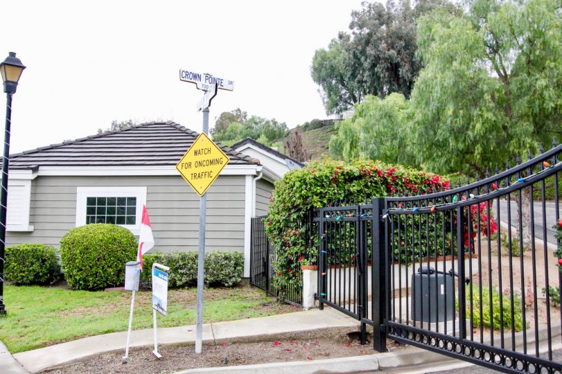 House in the Crown Pointe in Anaheim Hills with beautiful garden